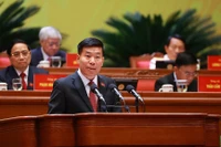 Товарищ Нгуен Мань Кыонг, член ЦК КПВ, постоянный заместитель секретаря партийного комитета, заместитель министра иностранных дел, выступает с докладом. Фото: ВИА