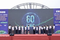 Церемония запуска кампании «Все население практикует эффективное использование энергии в ответ на Час Земли 2026» под девизом «Зелёные инновации - зелёное будущее», состоявшаяся в Ханое 21 марта 2026 года. (Фото: ВИА)