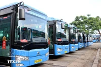 Электробус в городе Хошимин. (Фото: ВИА)