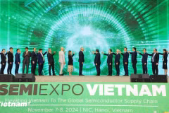 Выставка SEMIExpo Vietnam 2024 стартовала 7 ноября (Фото: VietnamPlus)