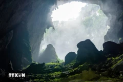 В пещере Шондонг в провинции Куангбинь (Фото: ВИА)