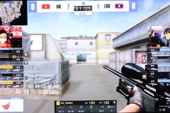 Команды Вьетнама и Лаоса соревнуются в перекрестном огне на Играх ЮВА 31, Вьетнам, май 2022 года (Фото: ВИA) 