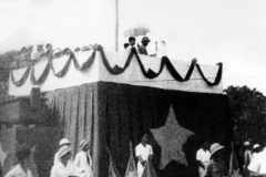 2 сентября 1945 года президент Хо Ши Мин зачитал Декларацию независимости, положив начало Демократической Республике Вьетнам, ныне Социалистической Республике Вьетнам. (Фото: ВИA)