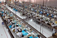 Tien Thuan Garment Co., Ltd (Ninh Thuan) производит швейную продукцию для экспорта на рынок США. (Фото: ВИА)