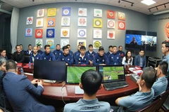 Судьи тренируются по VAR, но только на уровне 1. (Фото: VFF)