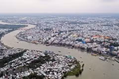 Уголок города Кантхо (Фото: ВИА)