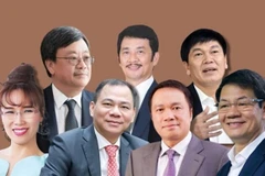 7 вьетнамских миллиардеров в списке Forbes. (Фото: cafef.vn) 