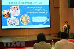 Цифровая карта «Hai Phong City Tour» представлена на мероприятии 6 сентября. (Фото: ВИА) 