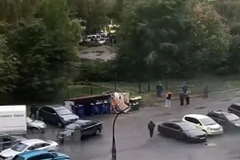 Правоохранительные органы проводят расследование на месте стрельбы. (Фото: ТАСС/ВИА)