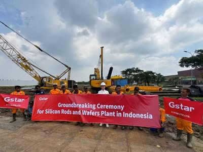 Groundbreaking Ceremony Moment (PRNewsfoto/Gstar Solar) Groundbreaking Ceremony Moment (PRNewsfoto/Gstar Solar)