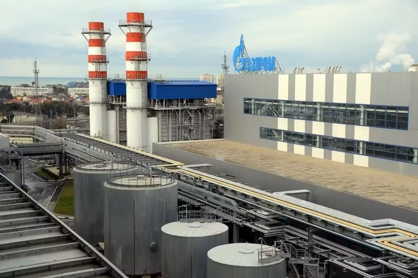 Теплоэлектростанция, принадлежащая газовой группе «Газпром», в Сочи (Россия). (Фото: AFP/ВИА)