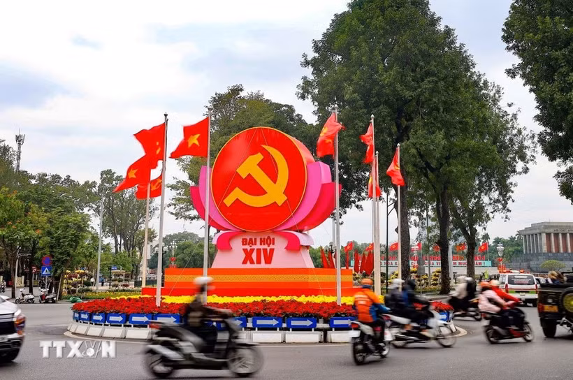 XIV Всевьетнамский партийный съезд является особо важной вехой, открывающей новый этап развития страны. (Фото: ВИА)