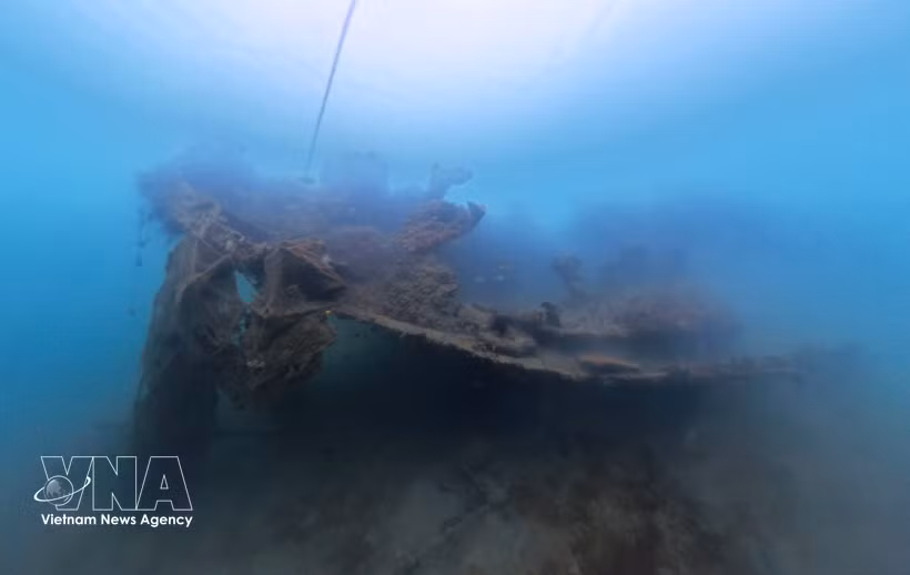 Корабль без номеров C143, находящийся на морском дне более шести десятилетий. Фото: ВИА