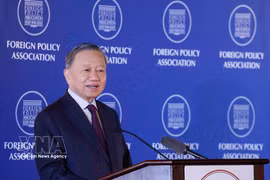 Генеральный секретарь ЦК КПВ, Президент Вьетнама То Лам выступает с речью. Фото: Тхонг Нят — ВИА