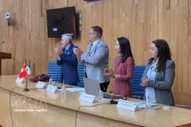 Руководитель Торгового представительства Вьетнама в Мексике Нгуен Тхи Чанг на мероприятии. Фото: ВИА.