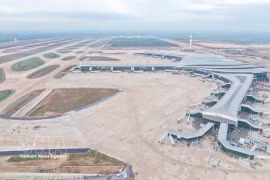 Панорамный вид на аэропорт Лонгтхань. Фото: ВИА.