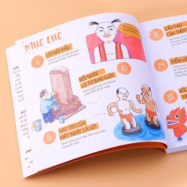 Иллюстрированная книга о кукольном театре на воде ảnh 2