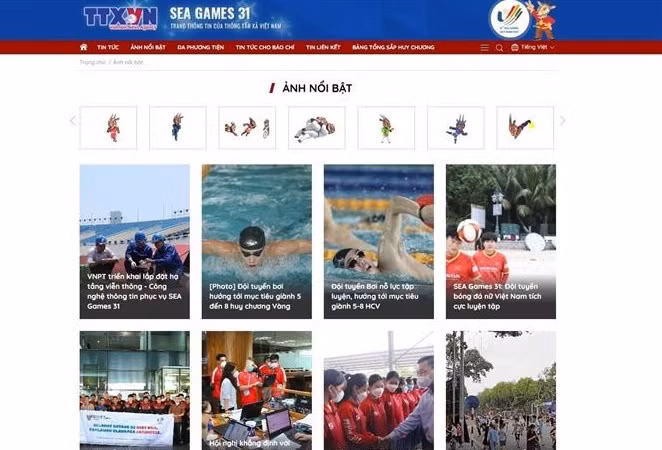ВИА запускает специальный информационный сайт SEA Games 31 ảnh 2