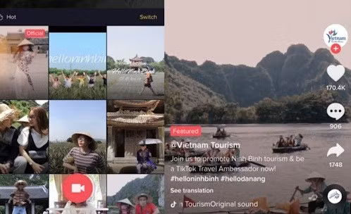 Вьетнам - одна из самых популярных стран в TikTok ảnh 1 Вьетнам - одна из самых популярных стран в TikTok ảnh 1