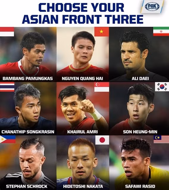 Fox Sports Asia назвал вьетнамского игрока одним из претендентов на звание одного из трех лучших нападающих Азии ảnh 1