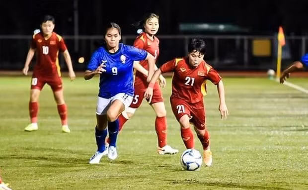 Вьетнам обыграл Камбоджу со счетом 3:0 на женском чемпионате AFF ảnh 1 Вьетнам обыграл Камбоджу со счетом 3:0 на женском чемпионате AFF ảnh 1