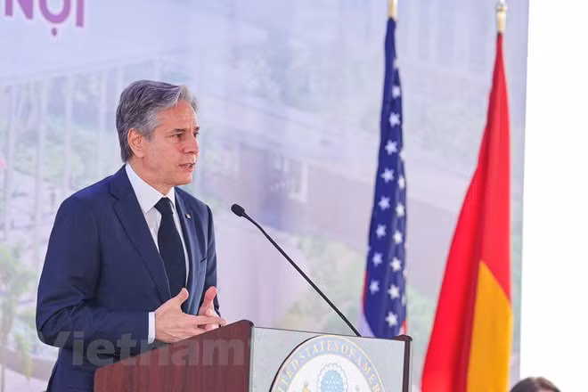 Церемония закладки фундамента нового посольства США в Ханое ảnh 2