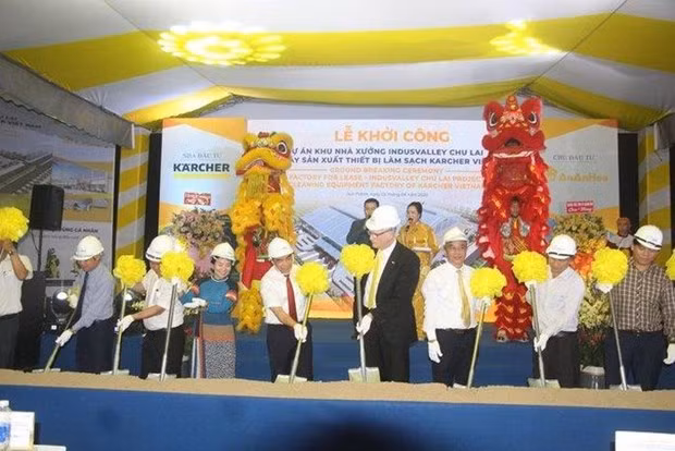 Начинается строительство цеха для аренды Kärcher Vietnam в Куангнаме ảnh 1 Начинается строительство цеха для аренды Kärcher Vietnam в Куангнаме ảnh 1