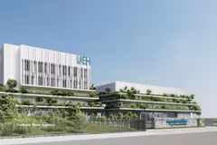 Макет проекта UEH Nexus Campus Nha Trang — нового образовательного и научно-исследовательского филиала Экономического университета города Хошимина в провинции Кханьхоа. Фото: ВИА
