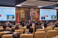 Некоторые ключевые результаты народной дипломатии Санкт-Петербурга с Вьетнамом представлены участникам форума. Фото: ВИА