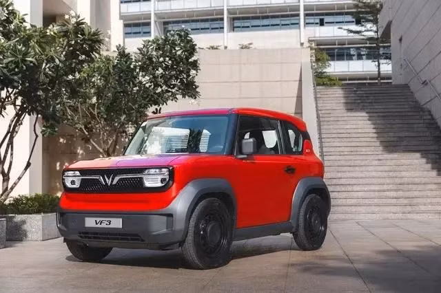VF 3 - одна из самых продаваемых моделей в октябре: продано почти 5 000 автомобилей. (Фото: Интернет)