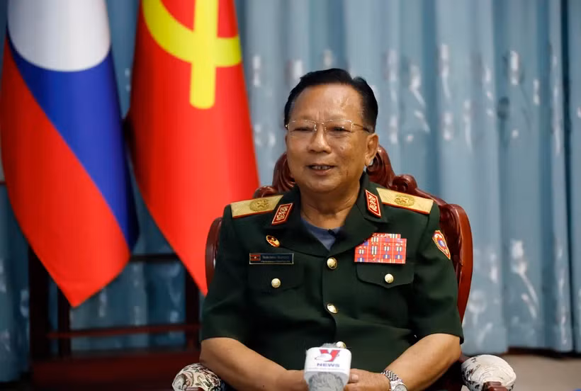 Генерал Тянсамон Тяннялат, заместитель премьер-министра и министр обороны Лаоса (Фото: ВИA)