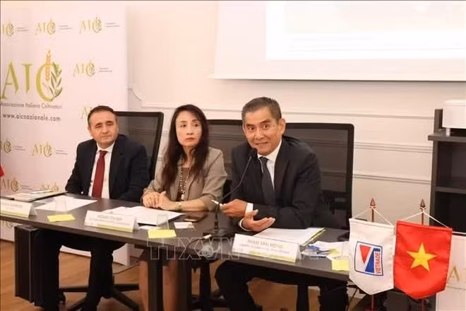 Председатель Итальянско-вьетнамской торговой палаты Фам Ван Хонг считает, что главные препятствия для вьетнамских предприятий связаны не с технологиями или капиталом. Фото: Вьет Хай – ВИА.
