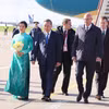 Генеральный секретарь ЦК КПВ То Лам и его супруга прибыл в Москву, начав официальный визит в Российскую Федерацию и принимая участие в праздновании 80-й годовщины Победы в Великой Отечественной войне. (Фото: ВИA)