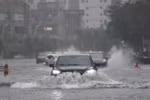 Район, затопленный в результате проливных дождей, вызванных тайфуном Вифа в Китае. (Фото: Синьхуа/ВИА)