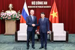 Министр общественной безопасности Лыонг Там Куанг принял помощника Президента России Николая Патрушева. Фото: ВИА.