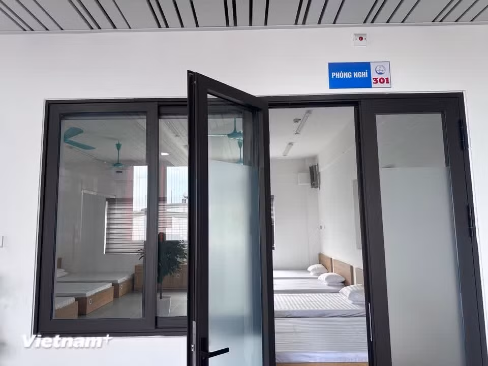 Зона комнат отдыха. (Фото: Тхюи Зянг/Vietnam+)