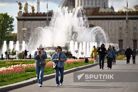Сезон фонтанов в России