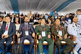 Глава вьетнамской делегации на церемонии открытия Indo Defense (Фото: ВИА)