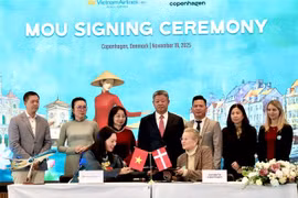 Vietnam Airlines подписала стратегическое соглашение о сотрудничестве с организацией Greater Copenhagen Connected по продвижению туризма и развитию рынка Северной Европы (Фото: ВИА)
