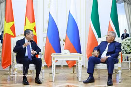 Премьер-министр Ле Минь Хынг встречается с Главой Республики Татарстан Рустамом Миннихановым (Фото: ВИА)