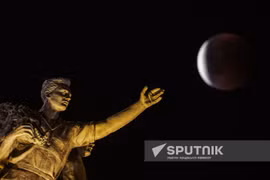Лунное затмение в России