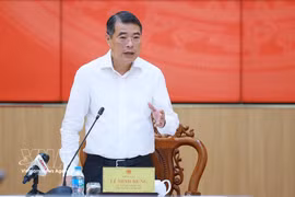 Премьер-министр Ле Минь Хынг провёл рабочую встречу с Постоянным комитетом парткома города Кантхо (Фото: ВИА)