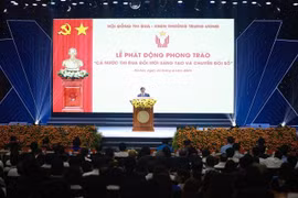 Премьер-министр Фам Минь Тьинь, председатель Центральный совет по вопросам соревнований и награждения, запустил движение «Вся страна соревнуется в инновациях и цифровой трансформации» (Фото: ВИА)
