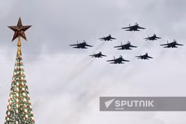 Полная репетиция военного парада к 80-летию Победы в Великой Отечественной войне