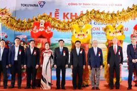 Церемония открытия глобального проекта Tokuyama Vietnam по производству кремния в Хошимине (Фото: Электронный информационный портал Хошимина)