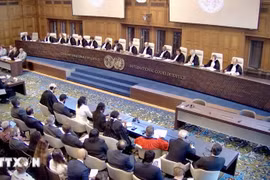 Обзор заседания, на котором объявляется консультативное заключение Международного Суда (Фото: ВИА)