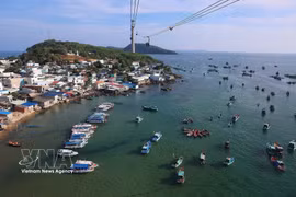 Рыбацкая деревня Хонтхом на острове Фукуок (Фото: ВИА)