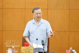 Генсек, Президент То Лам выступает с руководящими указаниями (Фото: ВИА)